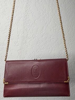 Must de Cartier International Bifold Wallet/WOC Crossbody Bag/Clutch |COC+DB